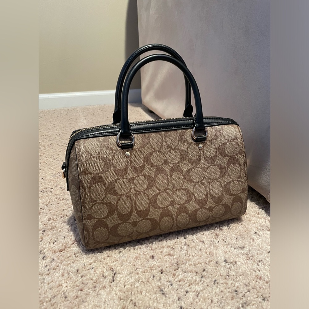 Authenticcoach Rowan Satchel In Signature Canvas - image 5